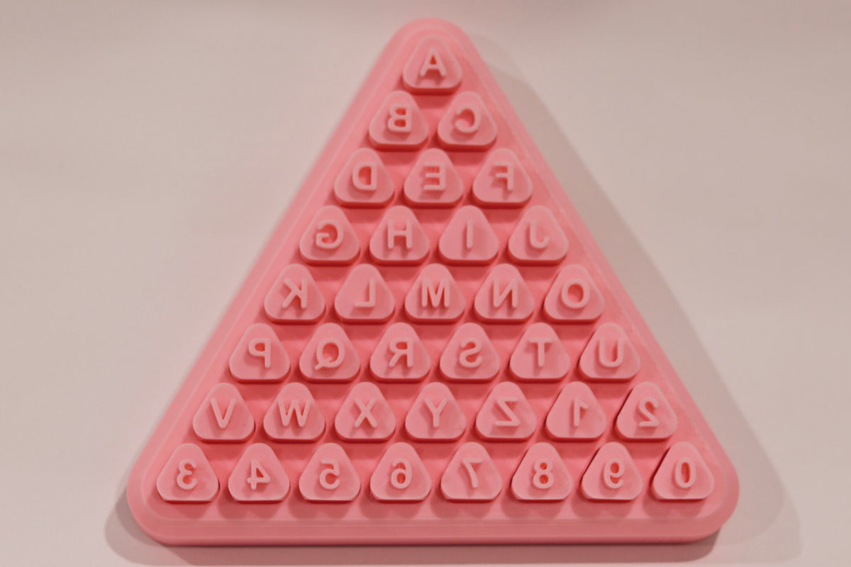 Alphabet Clay Stamp Set